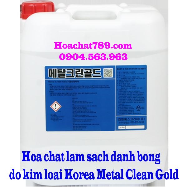 Hóa chất đánh bóng đồ kim loại Korea Metal Clean Gold